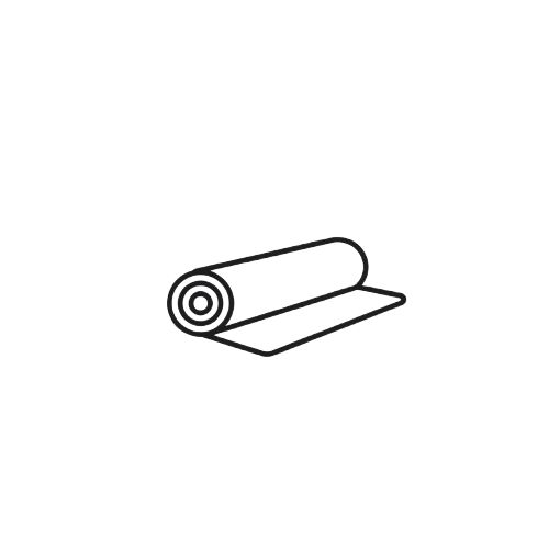 Clear plastic cap with a black center on a black background
